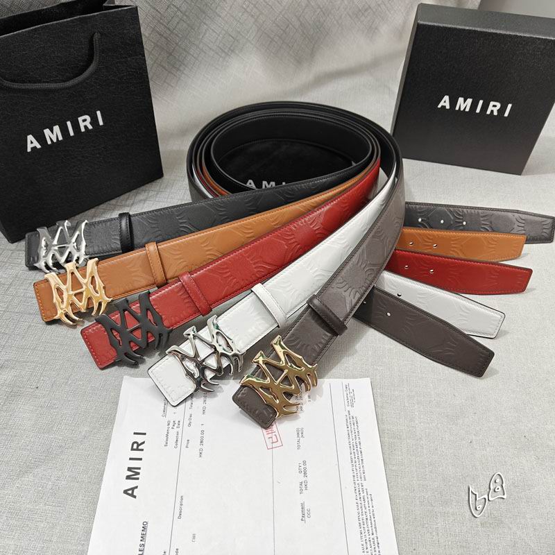Amiri belt 38mmX90-125cm lb01